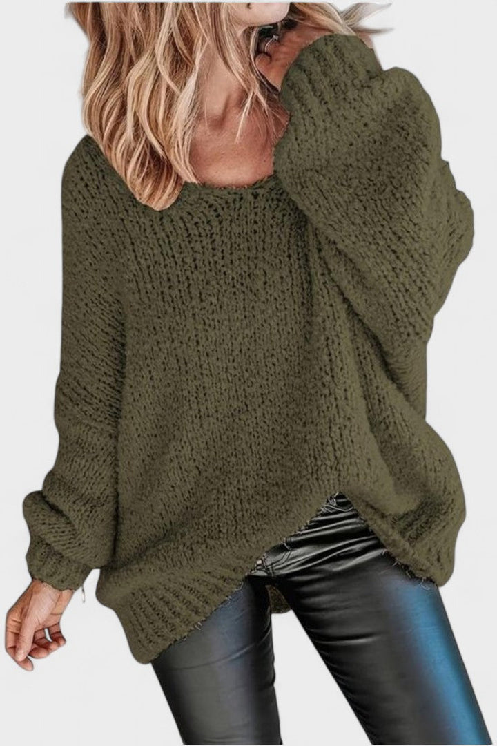 Sára™ | Lightweight sweater with a round neckline