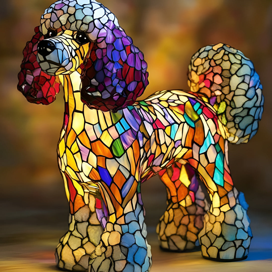 Pépette – Magic Lamp for Dogs in Colored Glass