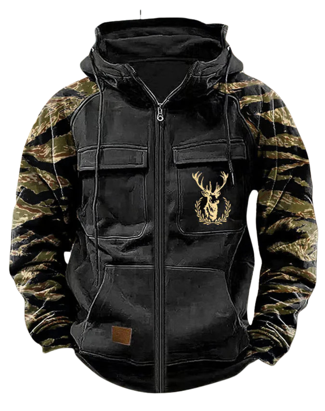 Neil | Structured Utility Zip Hoodie