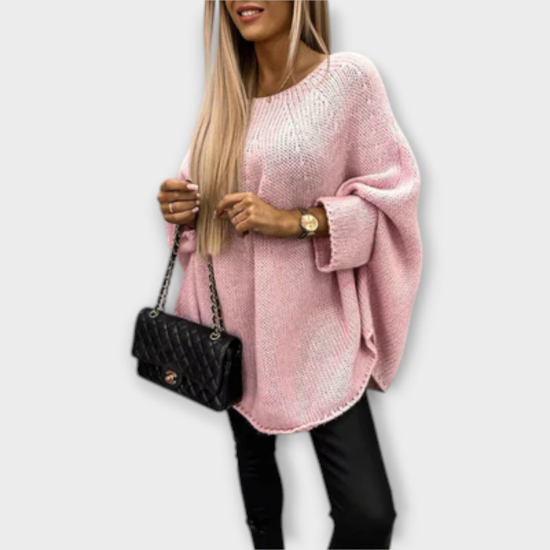 Isabelle - Stylish women's sweater with a round neckline