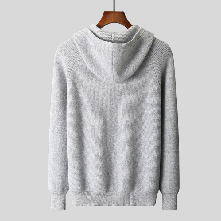 Luxury Cashmere Merino Wool Zip-Up