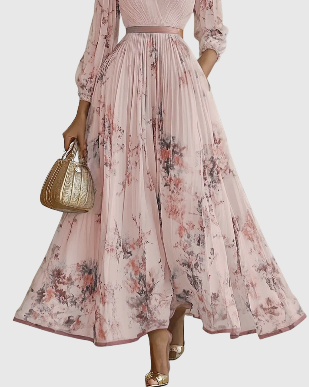 Rowella | Elegant Maxi Dress with Ruffles