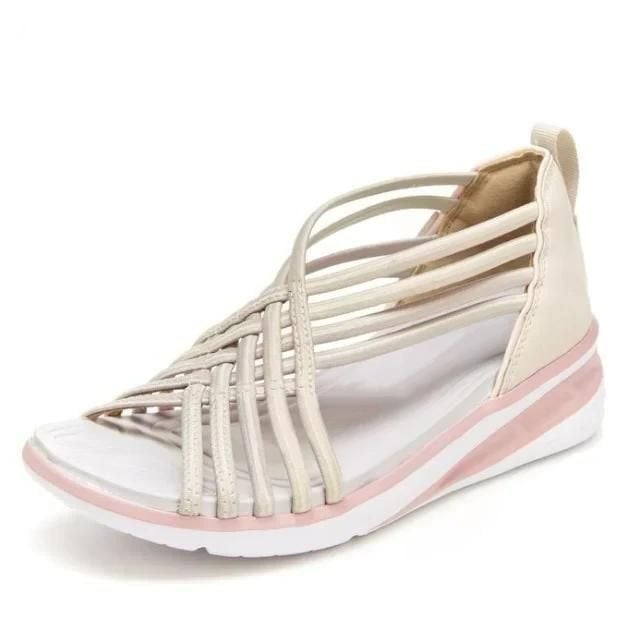 Lightweight, breathable orthopedic sandals with cushioning sole
