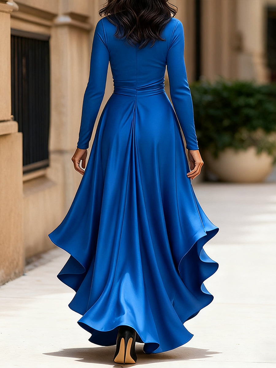 Sofia – Satin Maxi Dress