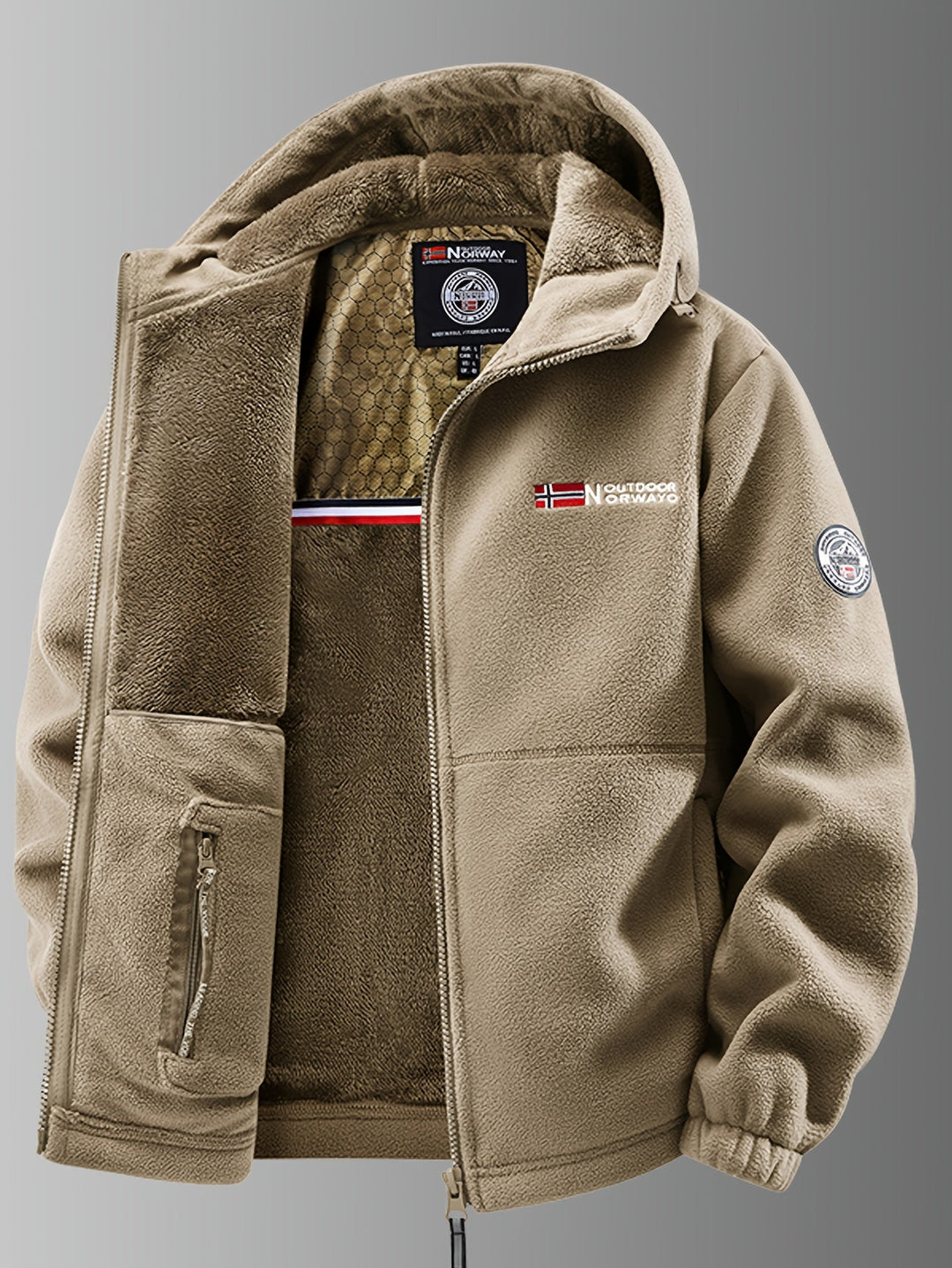 Huddy | Thermal Fleece Winter Jacket