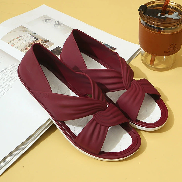 Women's Comfortable Orthopedic Slip-On Sandals with Bow