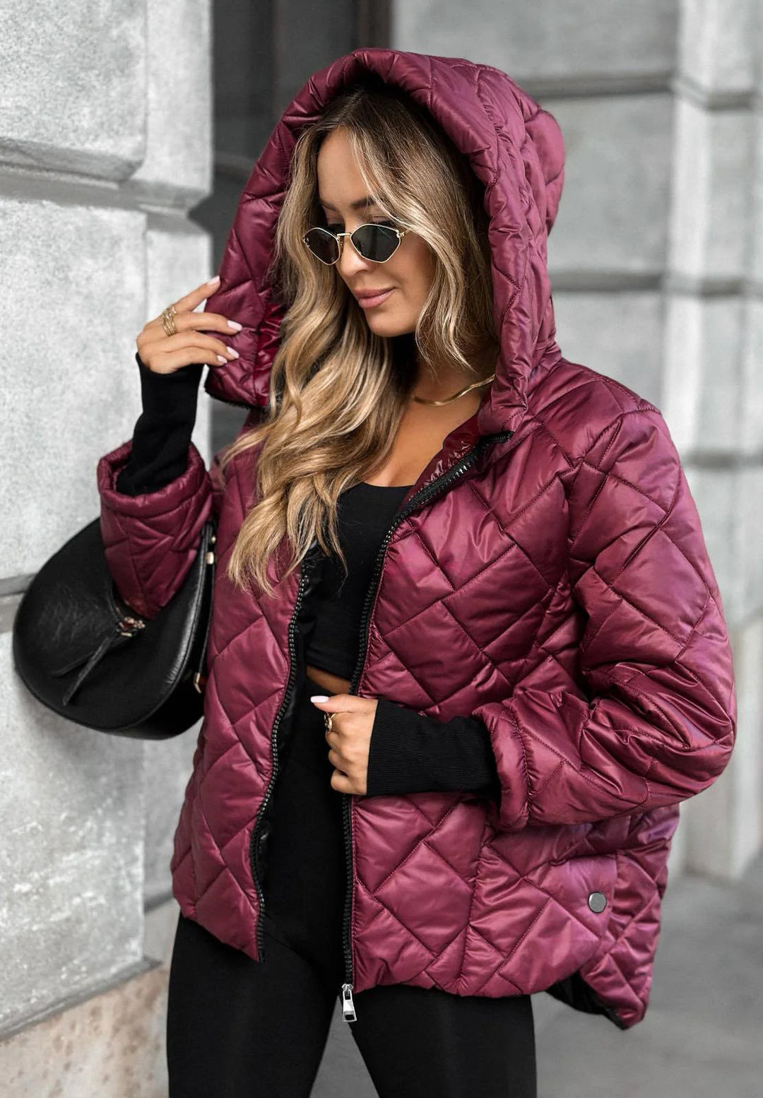 Ema™ | Elegant hooded jacket