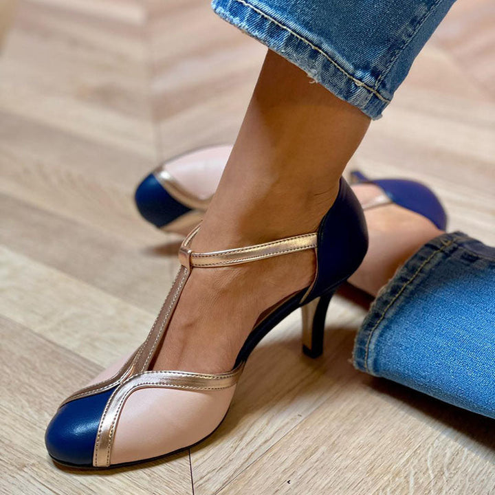 Alessia | Scarpe T-Strap Colorate e Comode