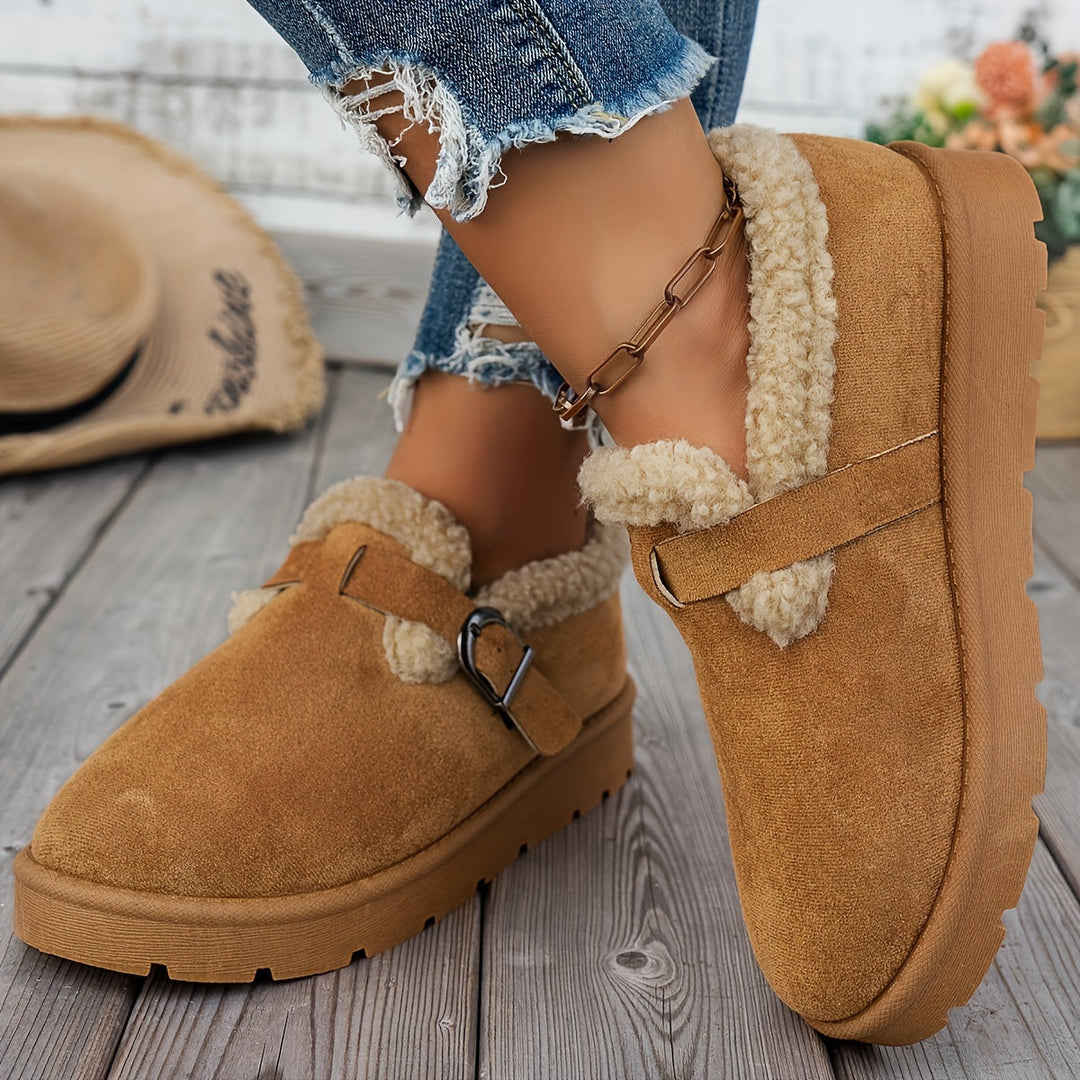 Lina | Cozy Winter Booties with Ergonomic Support