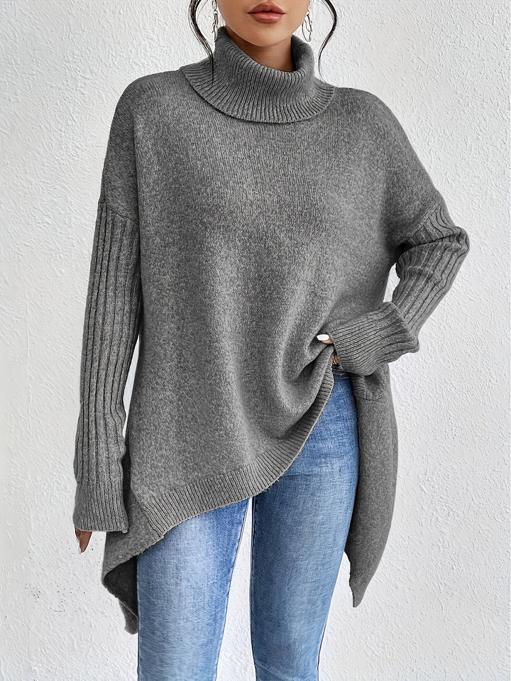 ODETTE™|Turtleneck Sweater Over