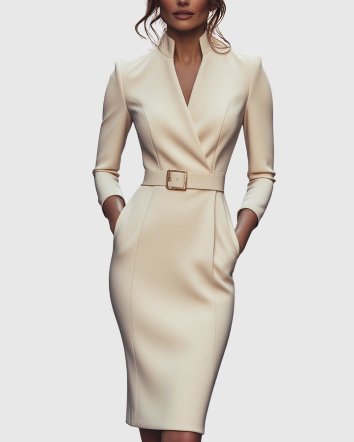 Claribel | Elegant Midi Dress
