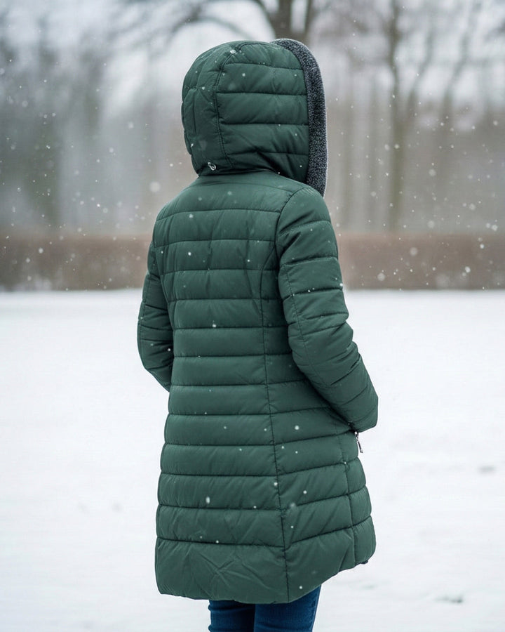 Claire | Puffer Coat Double-Layered in Fleece