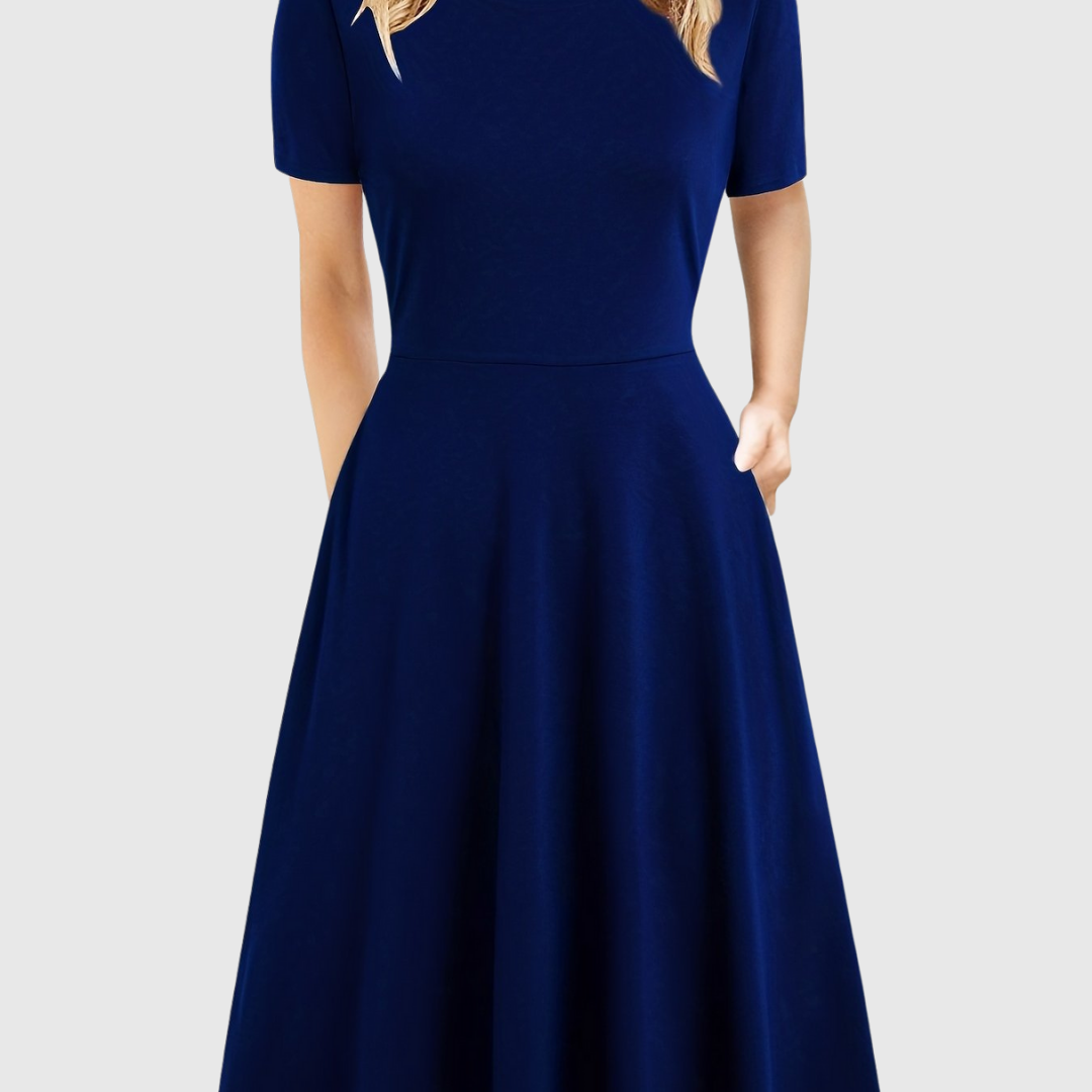 Evelyn Quinn | Retro A-Line Dress for Summer