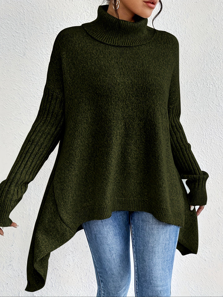 ODETTE™|Turtleneck Sweater Over