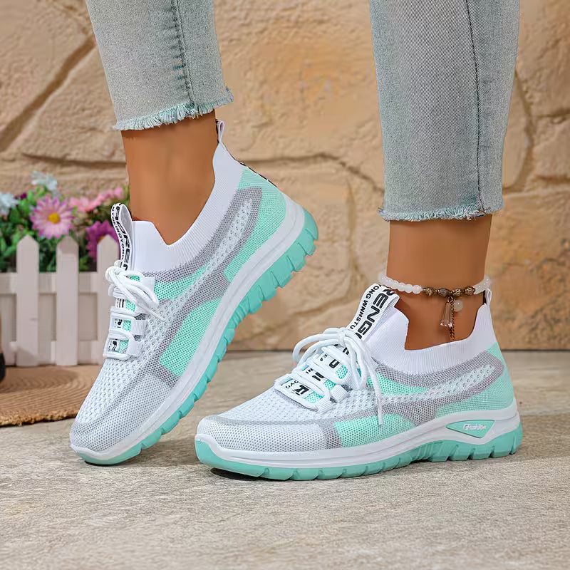 Women's Breathable, Mesh Gradient Sneakers