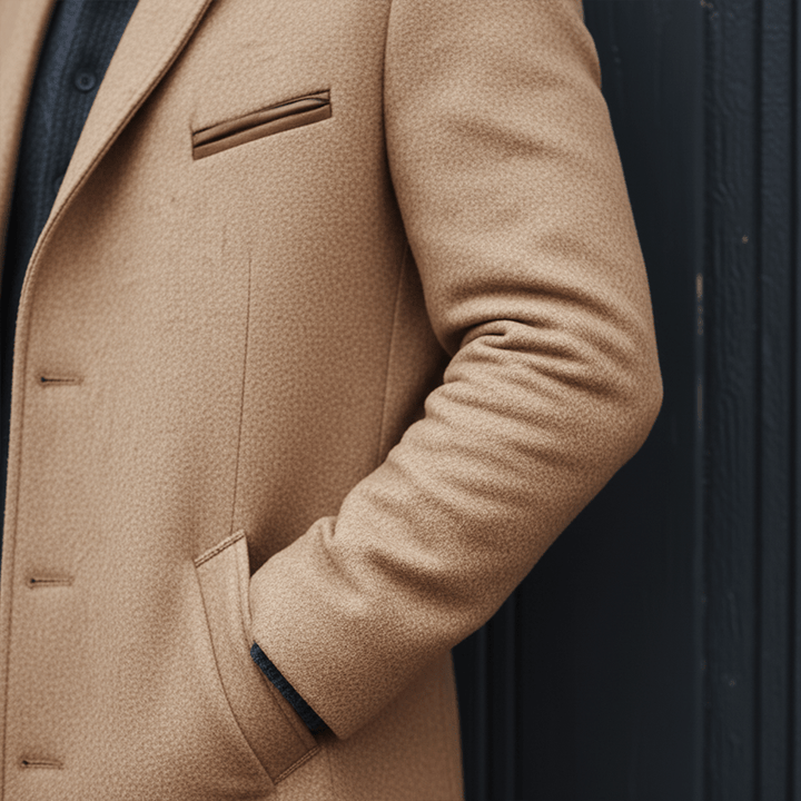 Aiden | Simple Wool Mid Coat