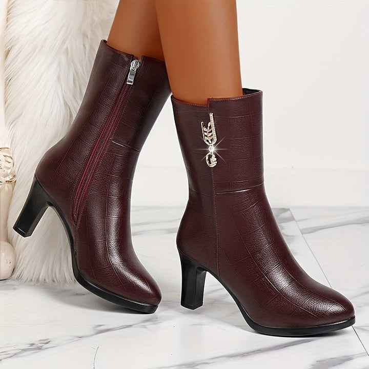 Ophélysse – Elegant Comfort Heeled Ankle Boots