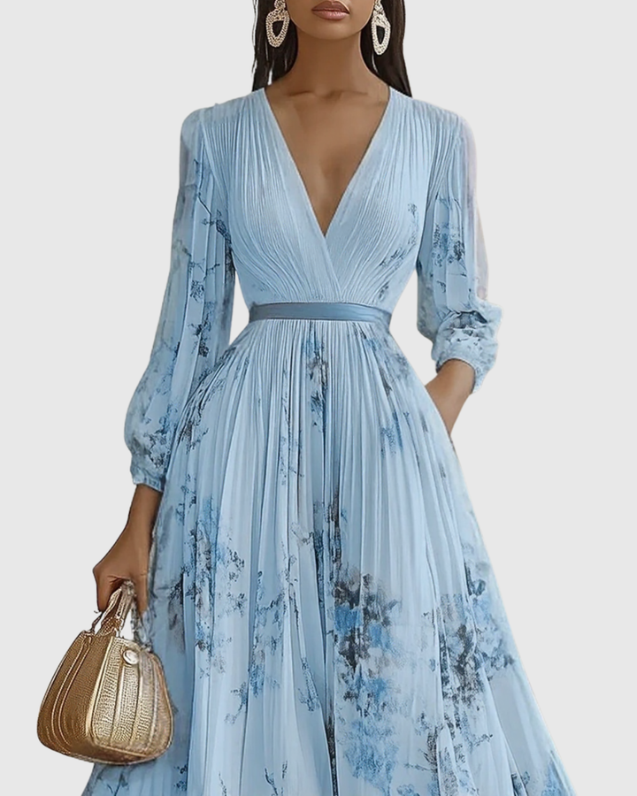 Rowella | Elegant Maxi Dress with Ruffle