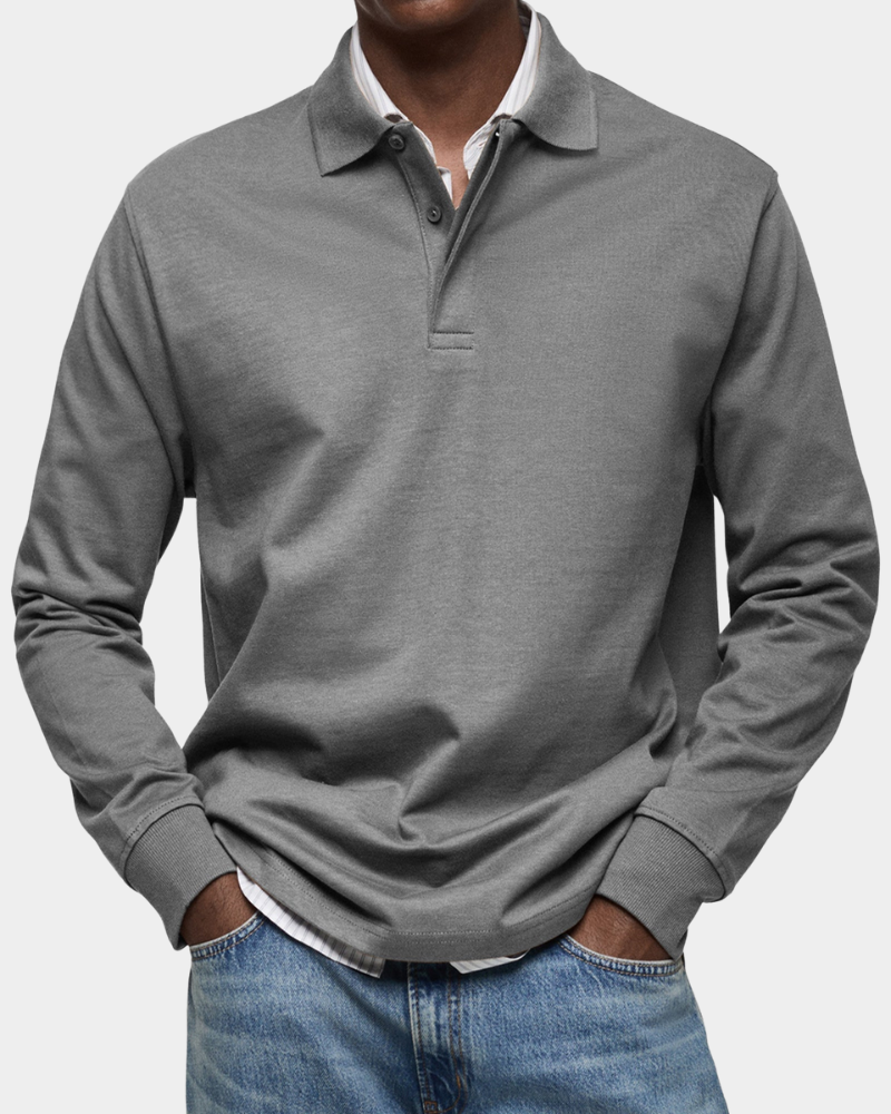 Maël | Classic Long Sleeve Polo