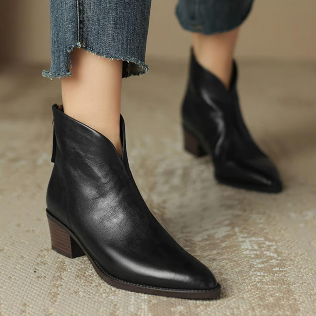 EMERA™|LOW HEEL BOOTS