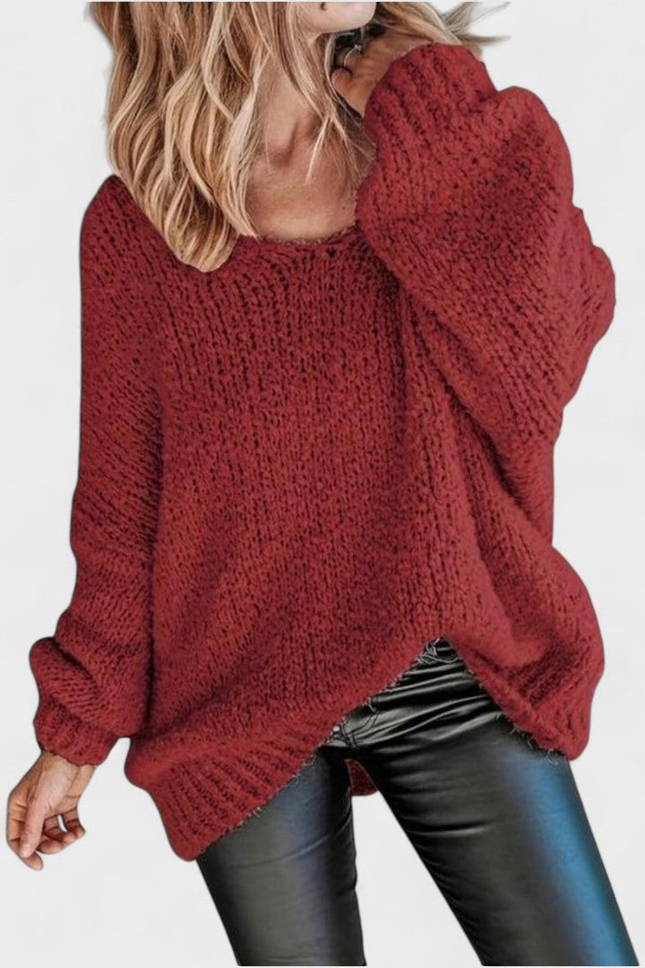 Sára™ | Lightweight sweater with a round neckline