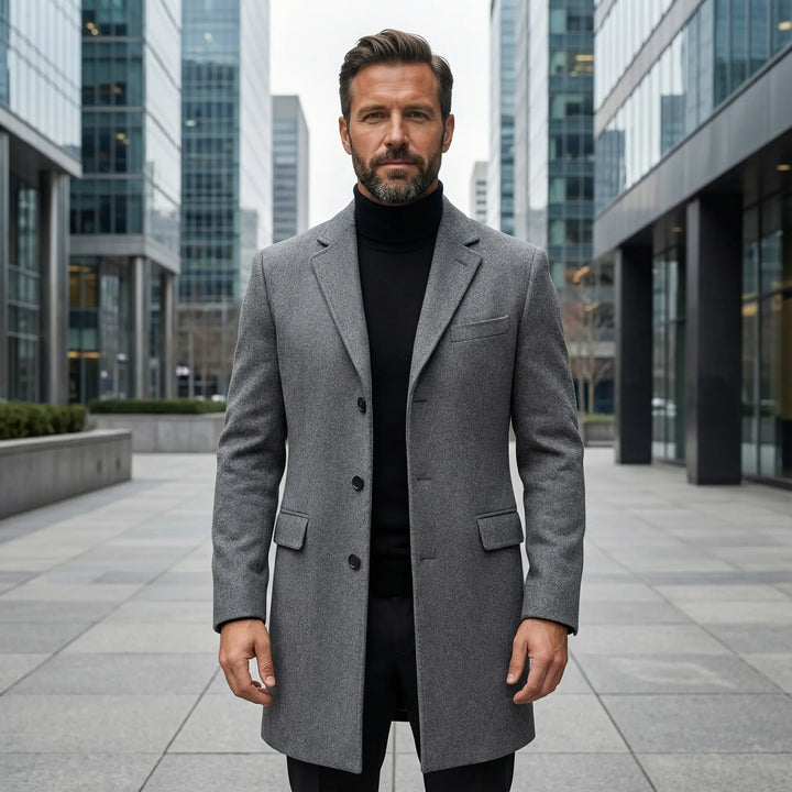 Sebastian | Men's Wool Coat