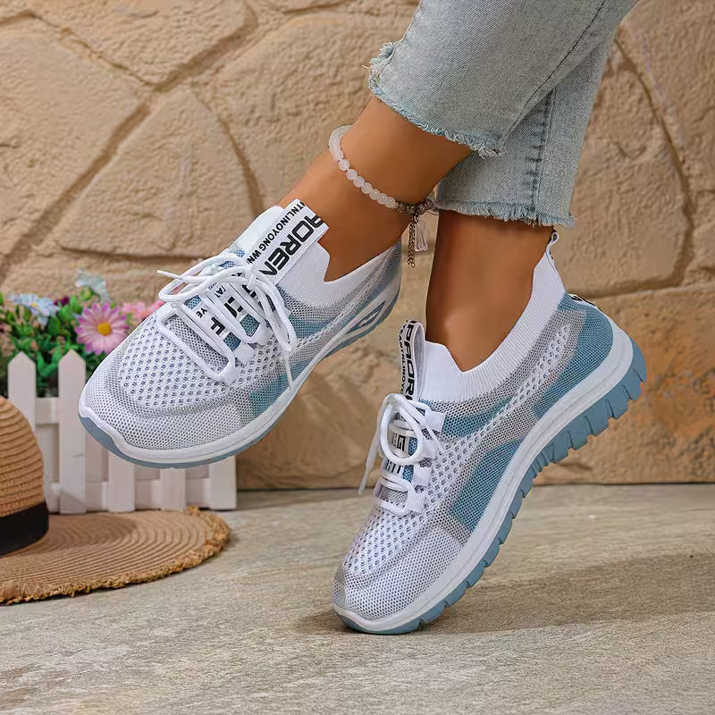 Women's Breathable, Mesh Gradient Sneakers