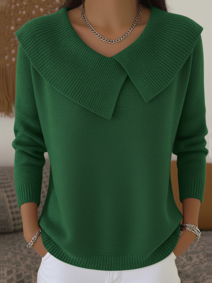 LUZIA | Warm Sweater with Soft Collar