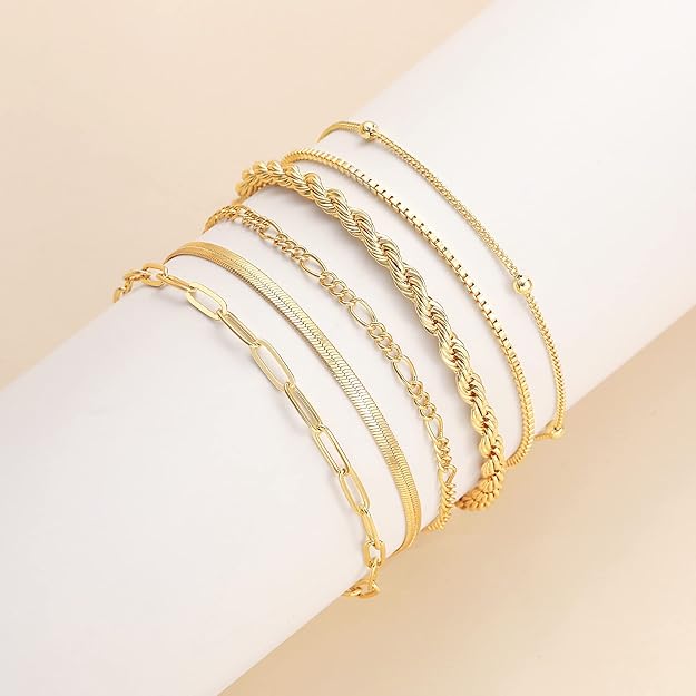 Isabella Bracelet Set | Gold