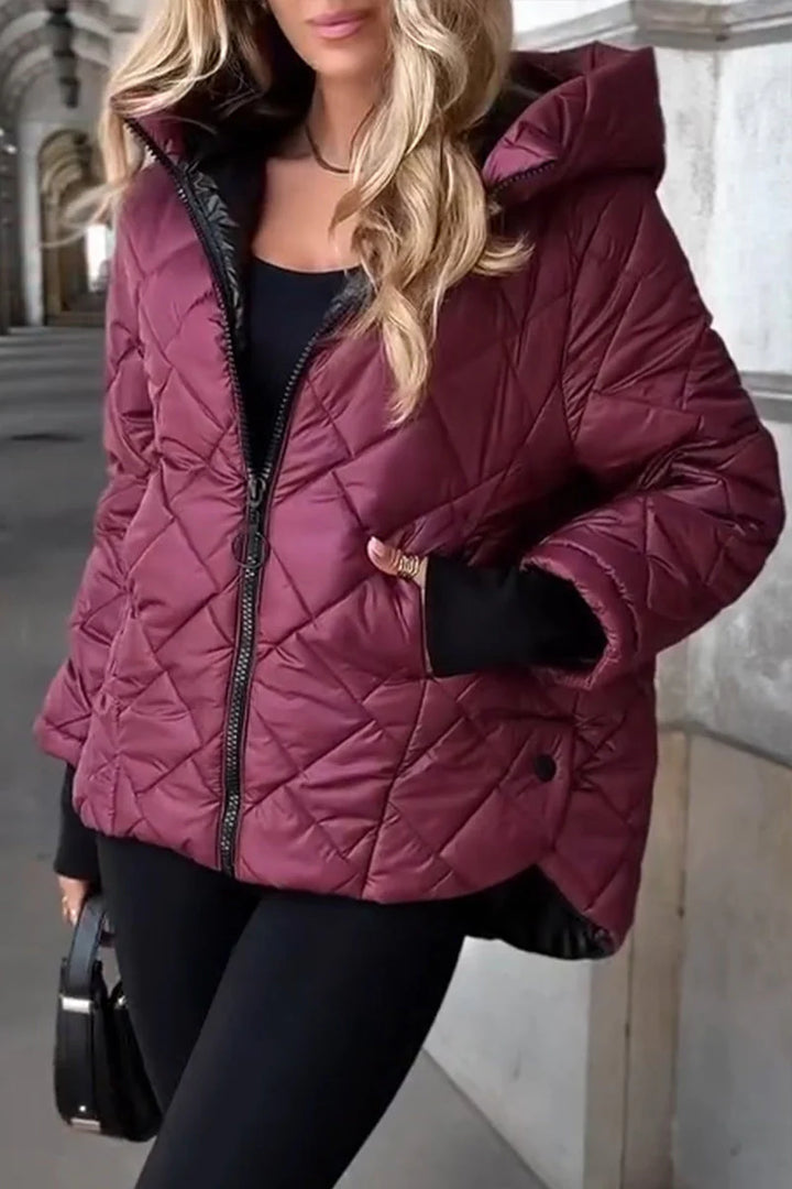 Ema™ | Elegant hooded jacket