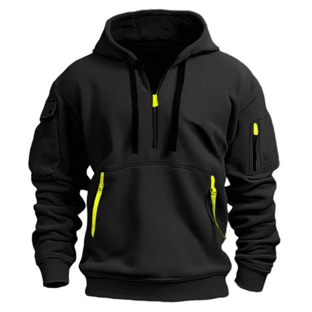 HARVEY | UltraSoft Tactical Hoodie with Zippered Pockets