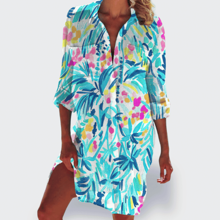 BRIGITTE | COLORFUL AND LIGHTWEIGHT SUMMER DRESS