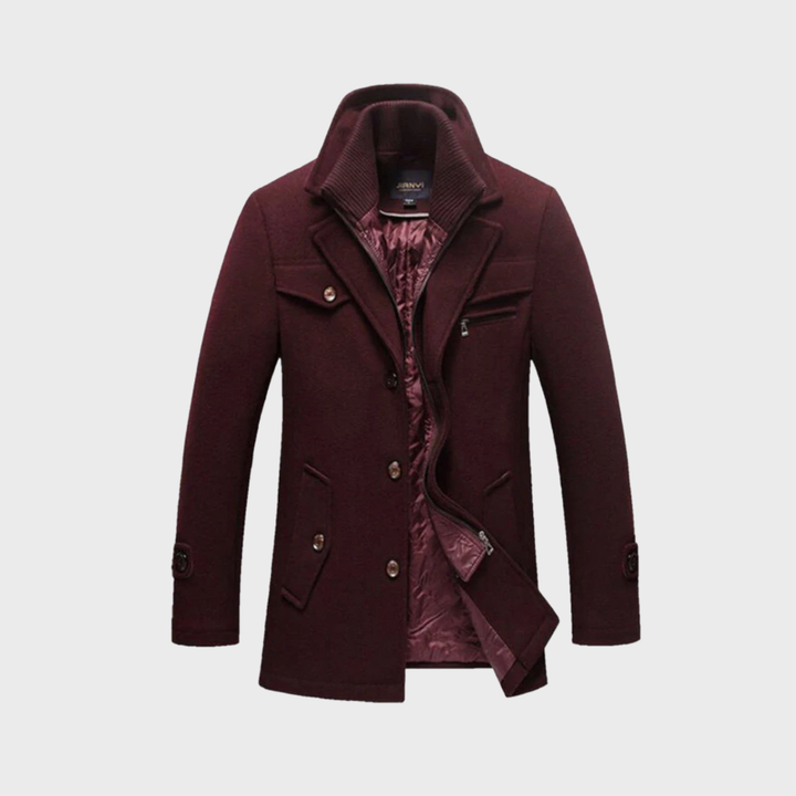 Andre | Classic Wool Peacoat