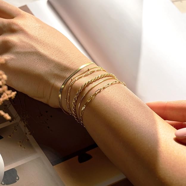 Isabella Bracelet Set | Gold