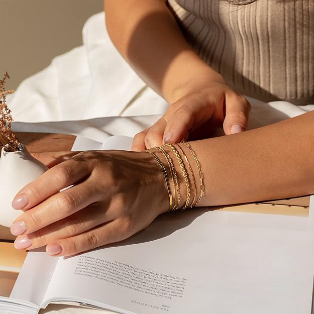 Isabella Bracelet Set | Gold