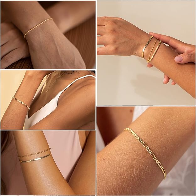 Isabella Bracelet Set | Gold