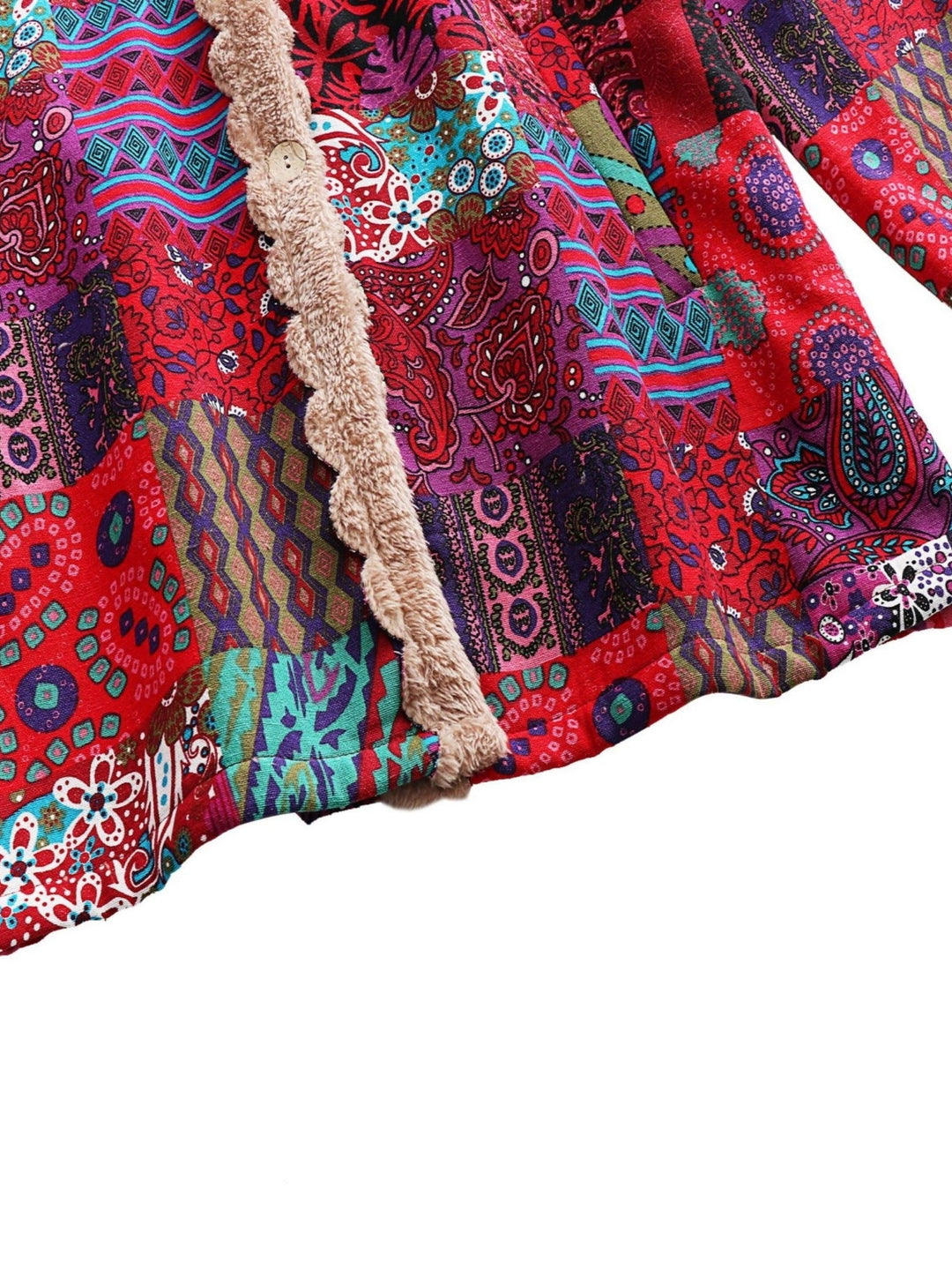 LYDIA™|PATCHWORK BOHO COAT