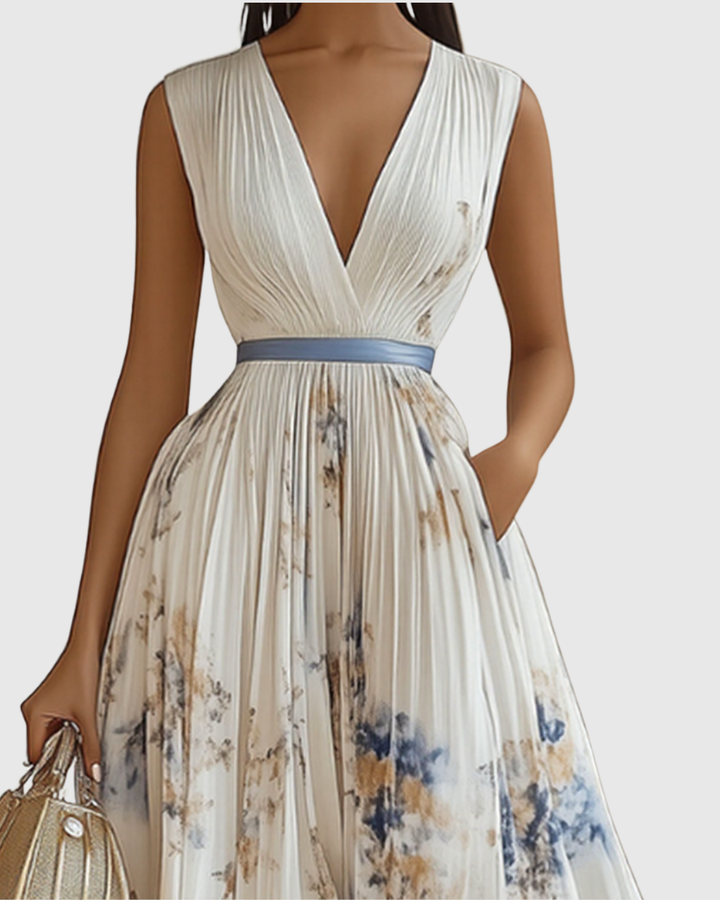 Rowella | Elegant Maxi Dress with Ruffle
