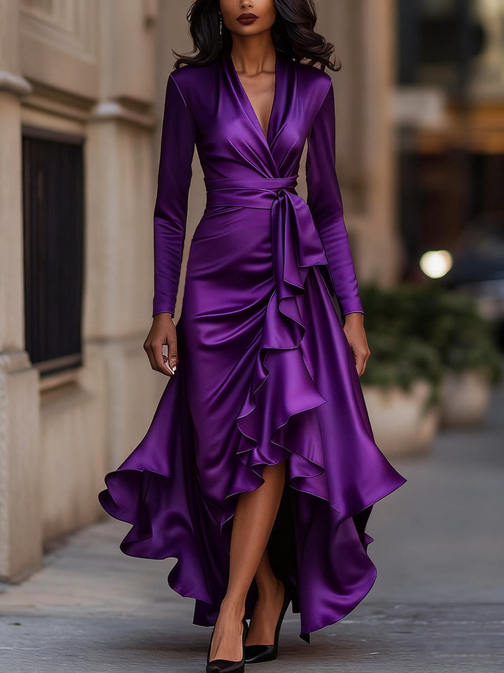 Sofia – Satin Maxi Dress