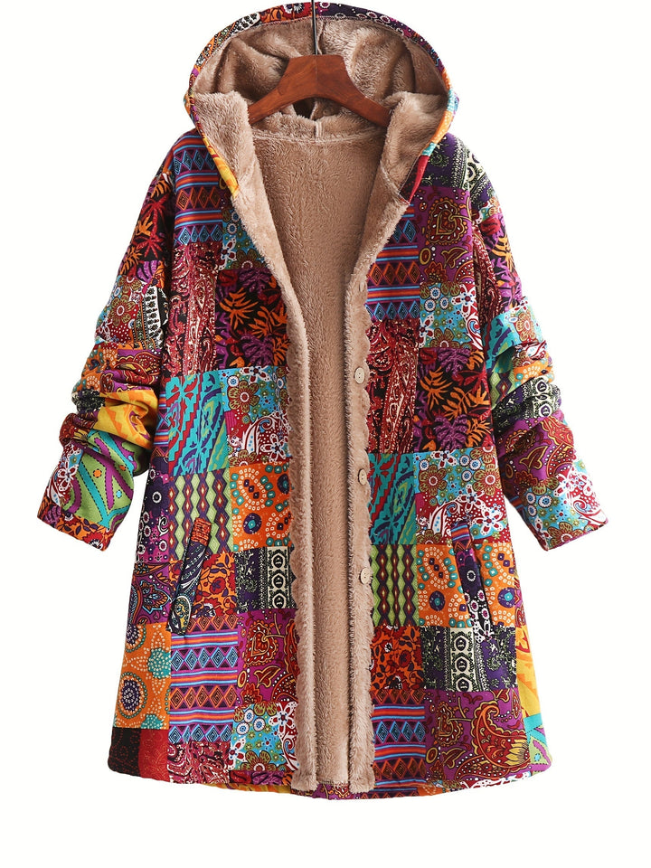LYDIA™|PATCHWORK BOHO COAT