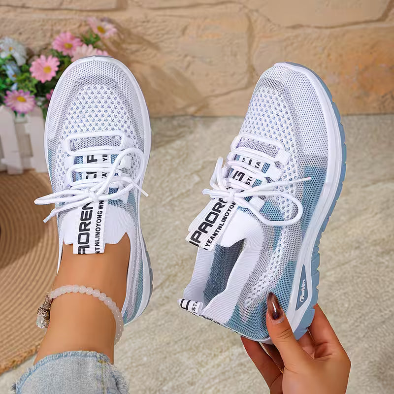 Women's Breathable, Mesh Gradient Sneakers