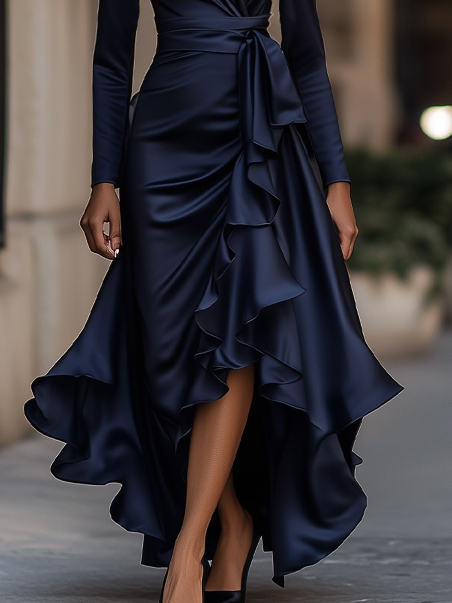 Sofia – Satin Maxi Dress