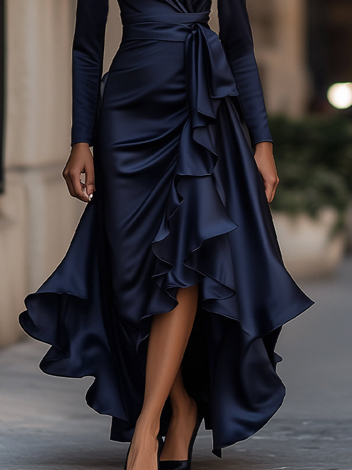 Sofia – Satin Maxi Dress