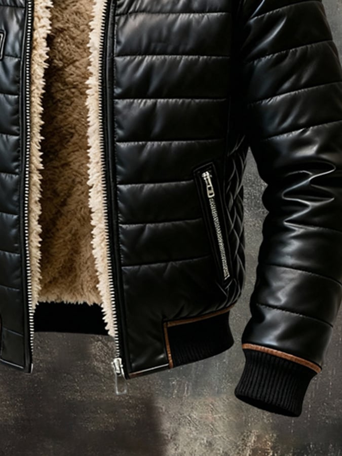 Brunon | Luxury insulated jacket with plush linning