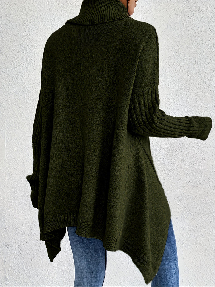 ODETTE™|Turtleneck Sweater Over