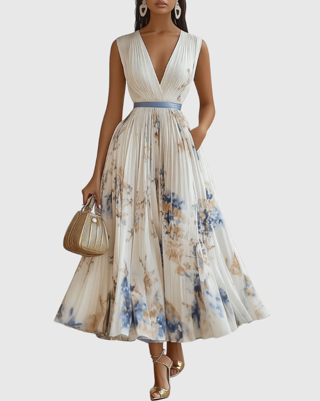 Rowella | Elegant Maxi Dress with Ruffles