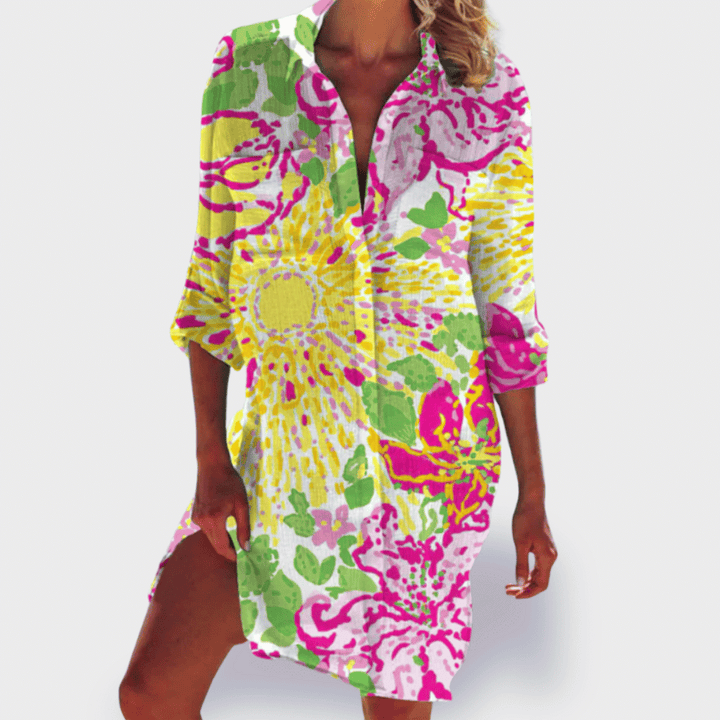 BRIGITTE | COLORFUL AND LIGHTWEIGHT SUMMER DRESS