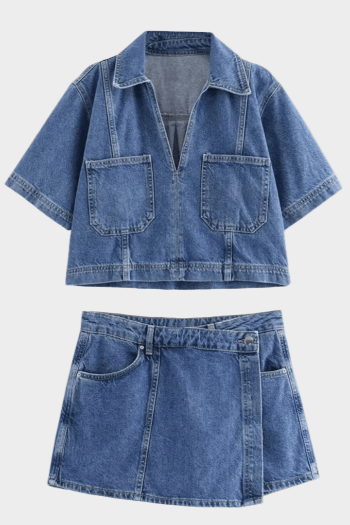 Aamu™ Denim Set