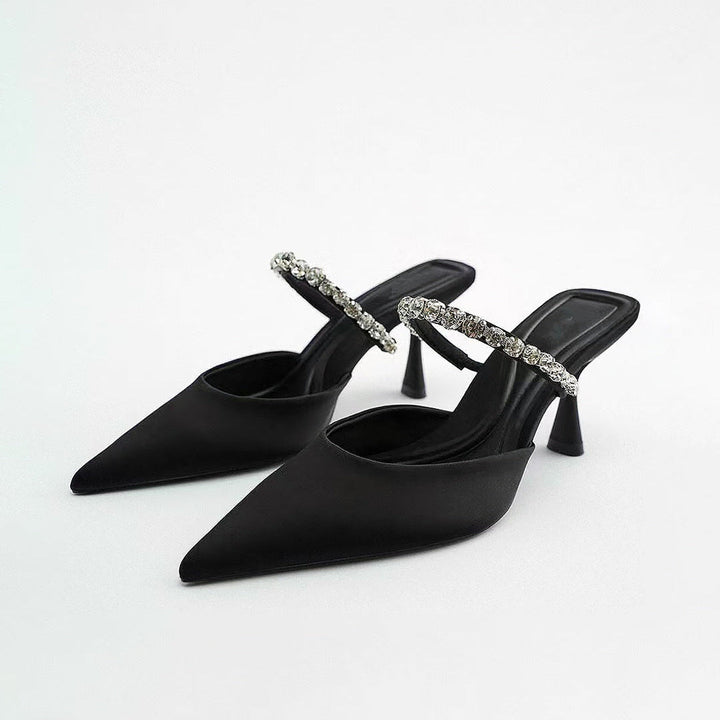 Alina | Rhinestone High Heels