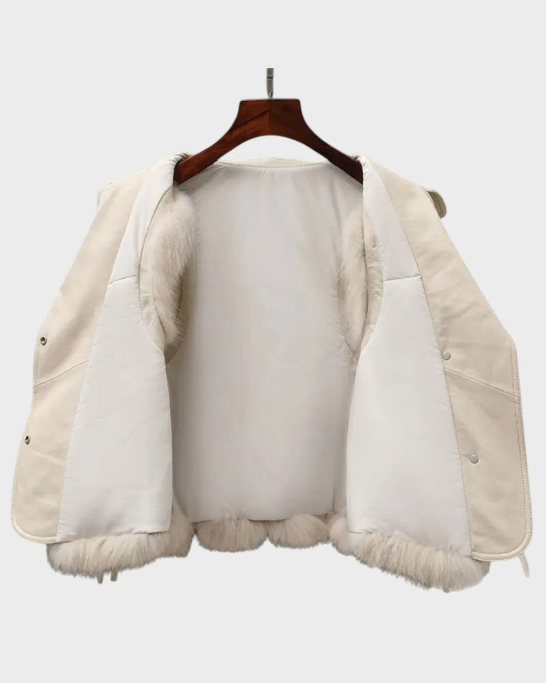Alina™ I Leather Vest – Elegant and Classic